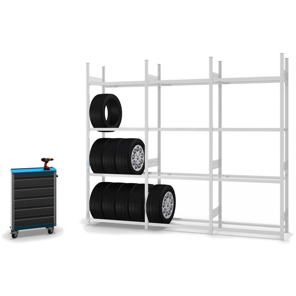 Reifenregal - Stahlregal Basisfeld 1060 mm breit Reifenregal - Stahlregal Basisfeld 1060 mm breit