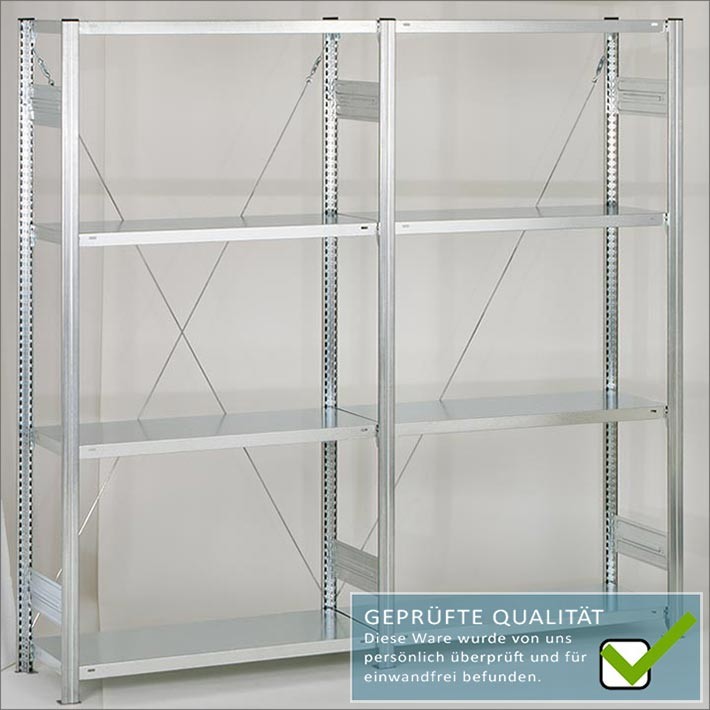 Produktbild Lagerregal Fachbodenregal - gebraucht - mit <b>4</b>Böden Produktbild Lagerregal Fachbodenregal - gebraucht - mit <b>4</b>Böden