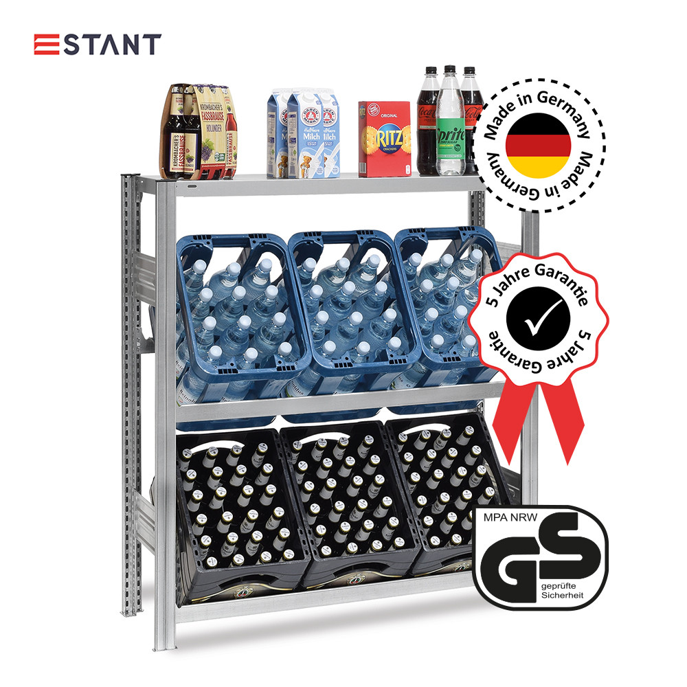Produktbild Getränkeregal mit 2 Getränkeebenen und 1 Boden