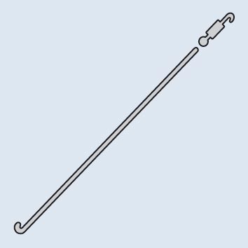 Diagonalstrebe - 1905 mm lang Diagonalstrebe - 1905 mm lang