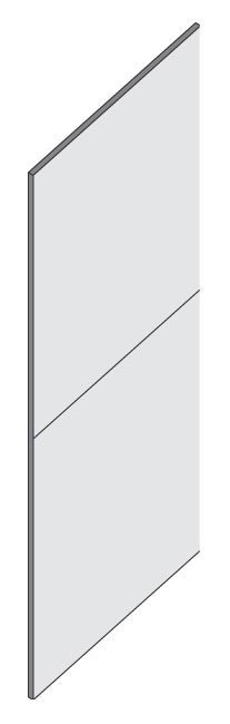 Rückwand - Passend für 2000 mm Regalhöhe Rückwand - Passend für 2000 mm Regalhöhe