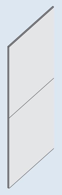 Rückwand - Passend für 2500 mm Regalhöhe Rückwand - Passend für 2500 mm Regalhöhe