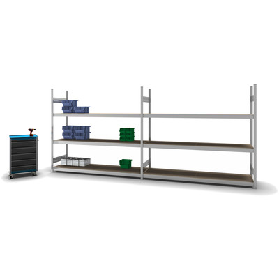 Produktbild: Grossfachregal Grundregal Produktbild: Grossfachregal Grundregal