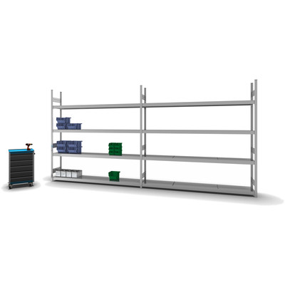 Produktbild: Grossfachregal Grundregal Produktbild: Grossfachregal Grundregal