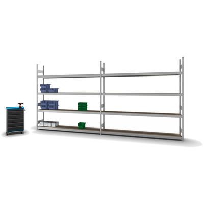 Produktbild: Grossfachregal Grundregal Produktbild: Grossfachregal Grundregal