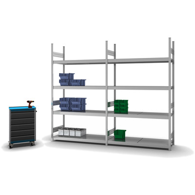 Produktbild: Grossfachregal Grundregal Produktbild: Grossfachregal Grundregal