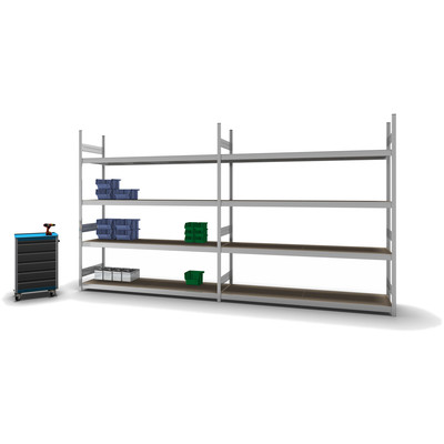 Produktbild: Grossfachregal Grundregal Produktbild: Grossfachregal Grundregal