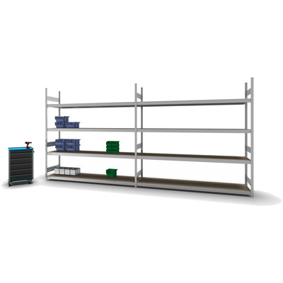 Produktbild: Grossfachregal Grundregal Produktbild: Grossfachregal Grundregal