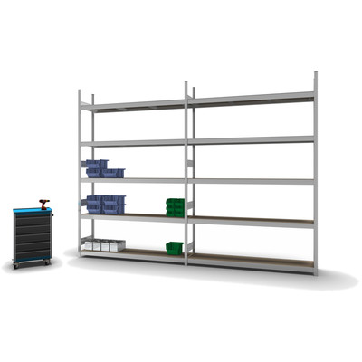 Produktbild: Grossfachregal Grundregal Produktbild: Grossfachregal Grundregal