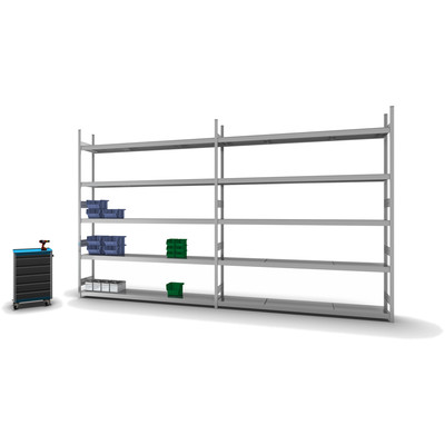 Produktbild: Grossfachregal Grundregal Produktbild: Grossfachregal Grundregal