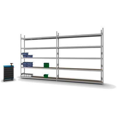 Produktbild: Grossfachregal Grundregal Produktbild: Grossfachregal Grundregal