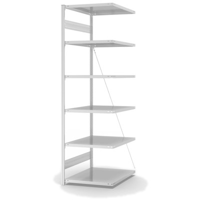 Produktbild: Fachbodenregal Stecksystem Anbaufeld Produktbild: Fachbodenregal Stecksystem Anbaufeld