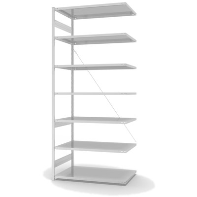 Produktbild: Fachbodenregal Anbauregal Produktbild: Fachbodenregal Anbauregal