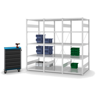 Produktbild: Fachbodenregal Stecksystem Grundfeld Produktbild: Fachbodenregal Stecksystem Grundfeld