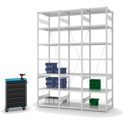 Produktbild: Fachbodenregal Stecksystem Grundfeld Produktbild: Fachbodenregal Stecksystem Grundfeld