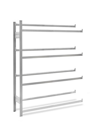 Produktbild: Getränkeregal Getränkekistenregal Stecksystem Anbauregal 4 Ebenen verzinkt Produktbild: Getränkeregal Getränkekistenregal Stecksystem Anbauregal 4 Ebenen verzinkt