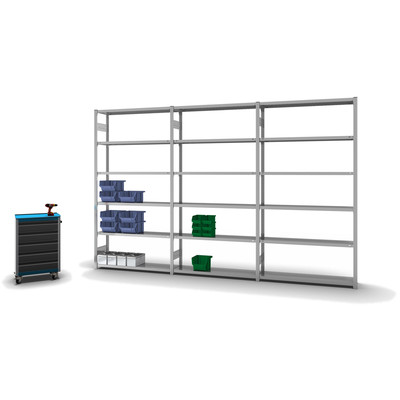 Produktbild: Fachbodenregal Grundregal Produktbild: Fachbodenregal Grundregal