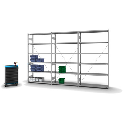 Produktbild: Fachbodenregal Grundregal Produktbild: Fachbodenregal Grundregal