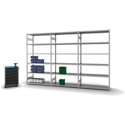 Produktbild: Fachbodenregal Grundregal Produktbild: Fachbodenregal Grundregal