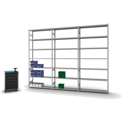 Produktbild: Fachbodenregal Grundregal Produktbild: Fachbodenregal Grundregal