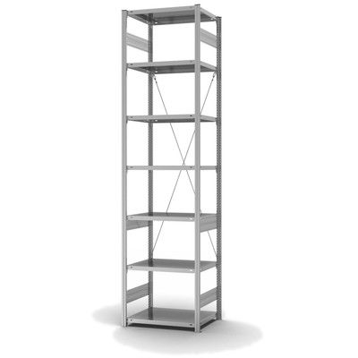 Produktbild: Fachbodenregal Stecksystem Grundfeld Produktbild: Fachbodenregal Stecksystem Grundfeld