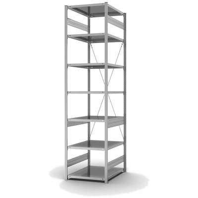 Produktbild: Fachbodenregal Stecksystem Grundfeld Produktbild: Fachbodenregal Stecksystem Grundfeld