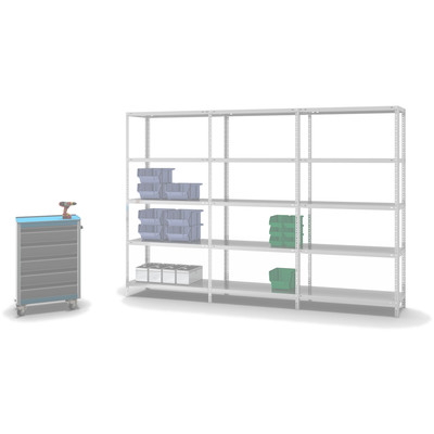 Produktbild: Fachbodenregal Grundregal Produktbild: Fachbodenregal Grundregal