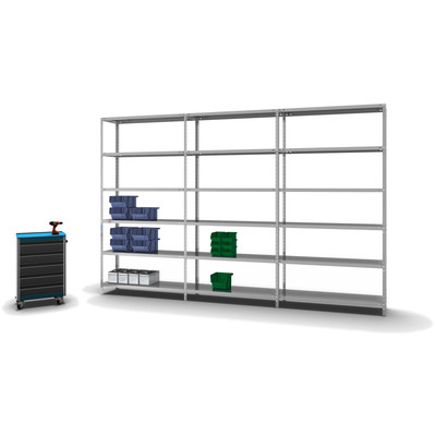 Produktbild: Fachbodenregal Grundregal Produktbild: Fachbodenregal Grundregal