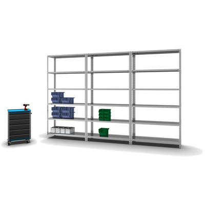 Produktbild: Fachbodenregal Grundregal Produktbild: Fachbodenregal Grundregal