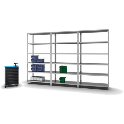 Produktbild: Fachbodenregal Grundregal Produktbild: Fachbodenregal Grundregal